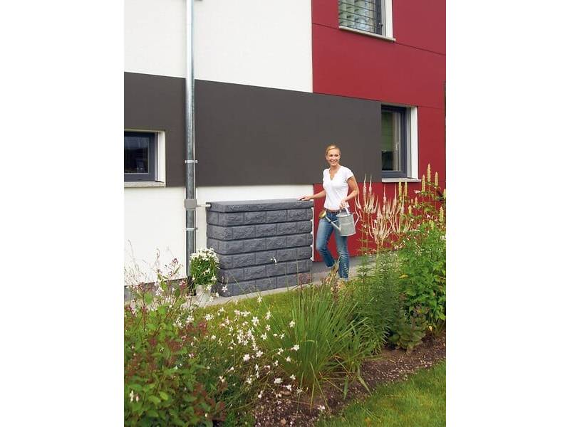 Garantia - Récupérateur d'eau de pluie 400L gris - GRAF - Image 5
