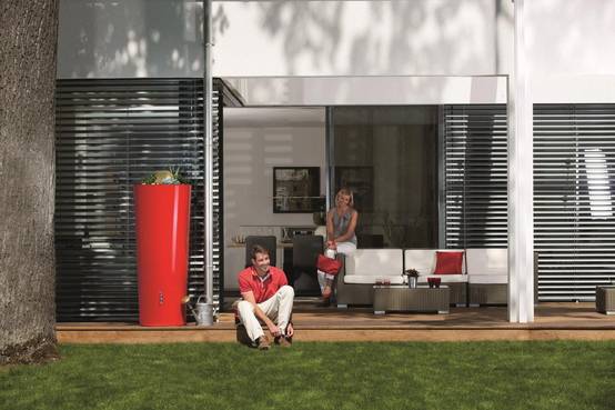 Garantia - Récupérateur d'eau de pluie 350L Tomato rouge - GRAF - Image 14