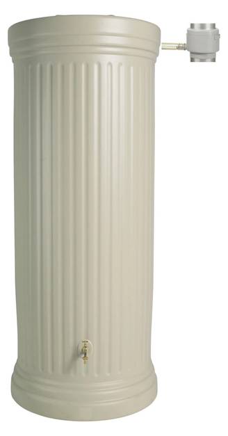Garantia - Récupérateur d'eau de pluie 330L Colonne romaine sable - GARANTIA