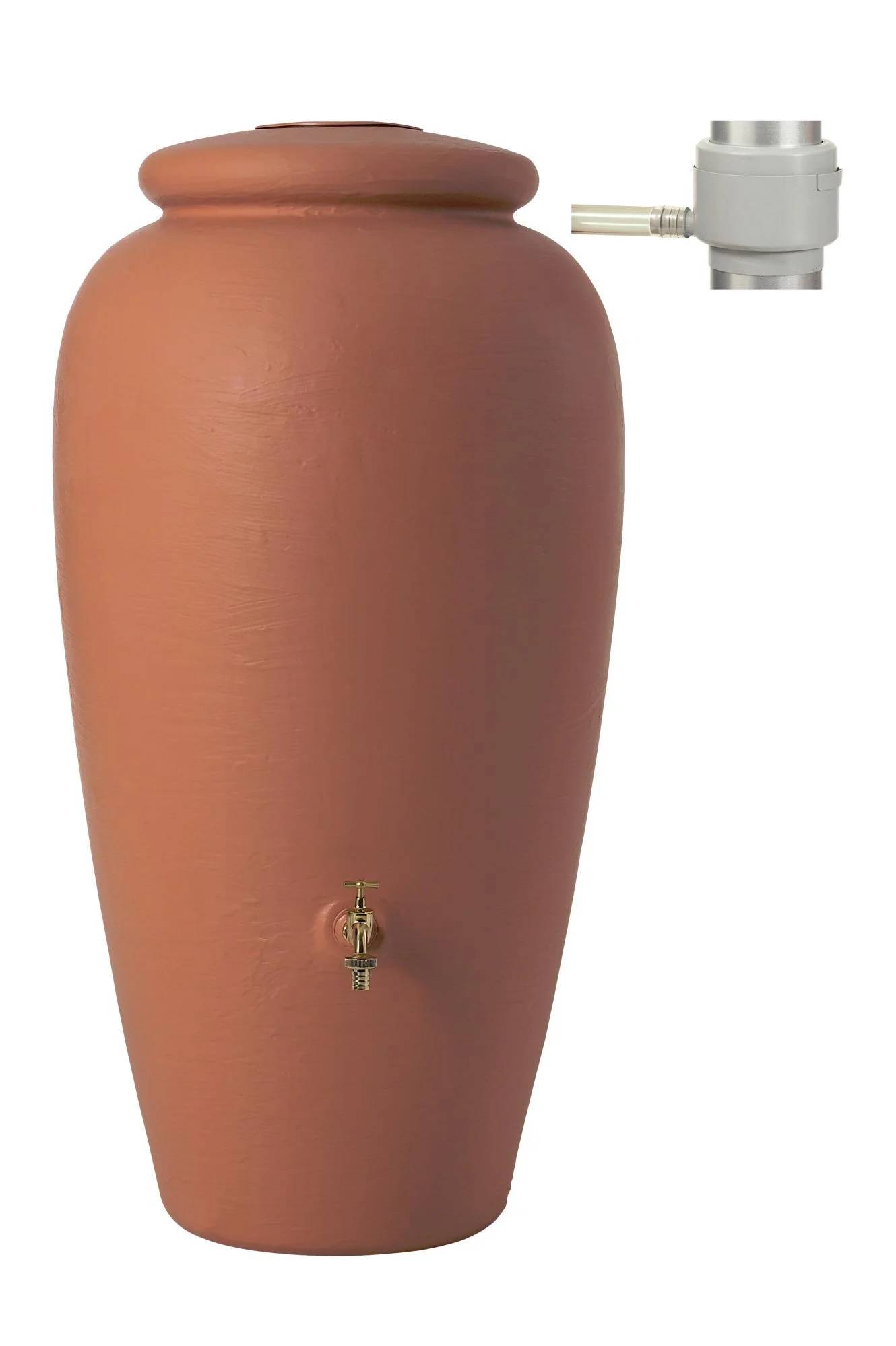 Garantia - Récupérateur d'eau de pluie 300L collecteur inclus Amphore terracotta – GARANTIA