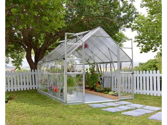 Canopia by Palram - Serre de Jardin Polycarbonate Argent - PALRAM CANOPIA - Image 1