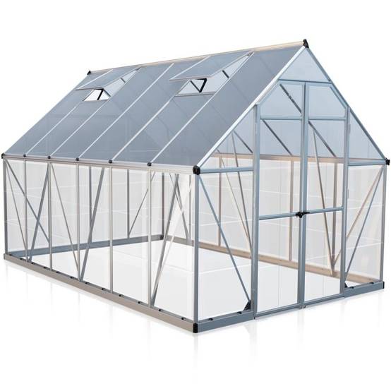 Canopia by Palram - Serre de Jardin Polycarbonate Argent - PALRAM CANOPIA - Image 3