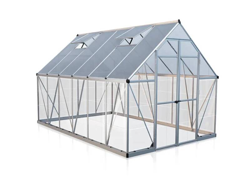 Canopia by Palram - Serre de Jardin Polycarbonate Argent - PALRAM CANOPIA - Image 4