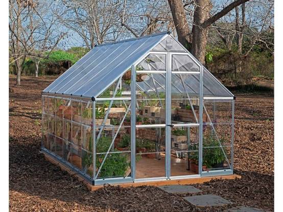 Canopia by Palram - Serre de Jardin Polycarbonate Argent - PALRAM CANOPIA - Image 11