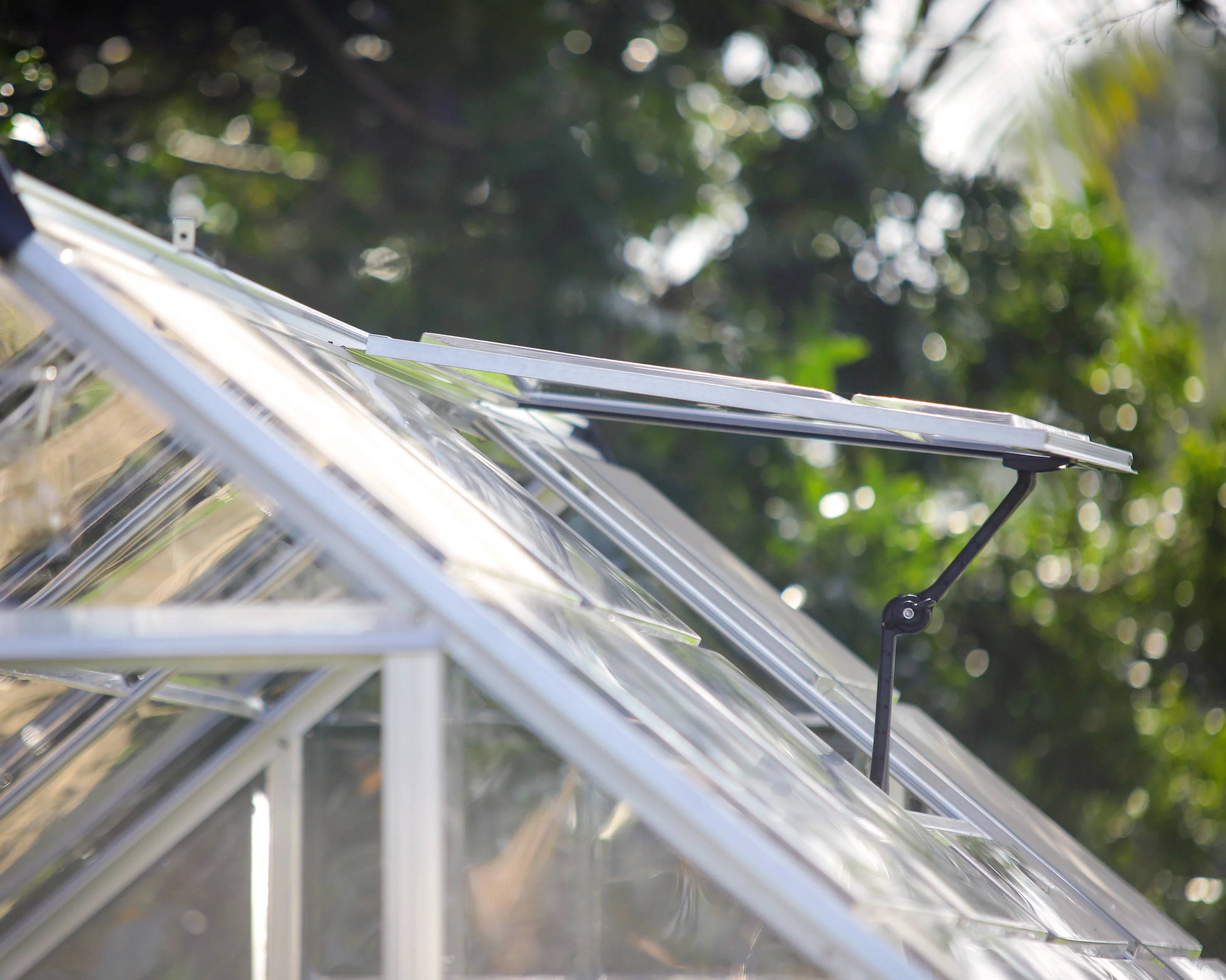 Canopia by Palram - Serre de jardin polycarbonate aluminium brut 4,6 m² Harmony avec embase - Canopia by Palram - Image 16