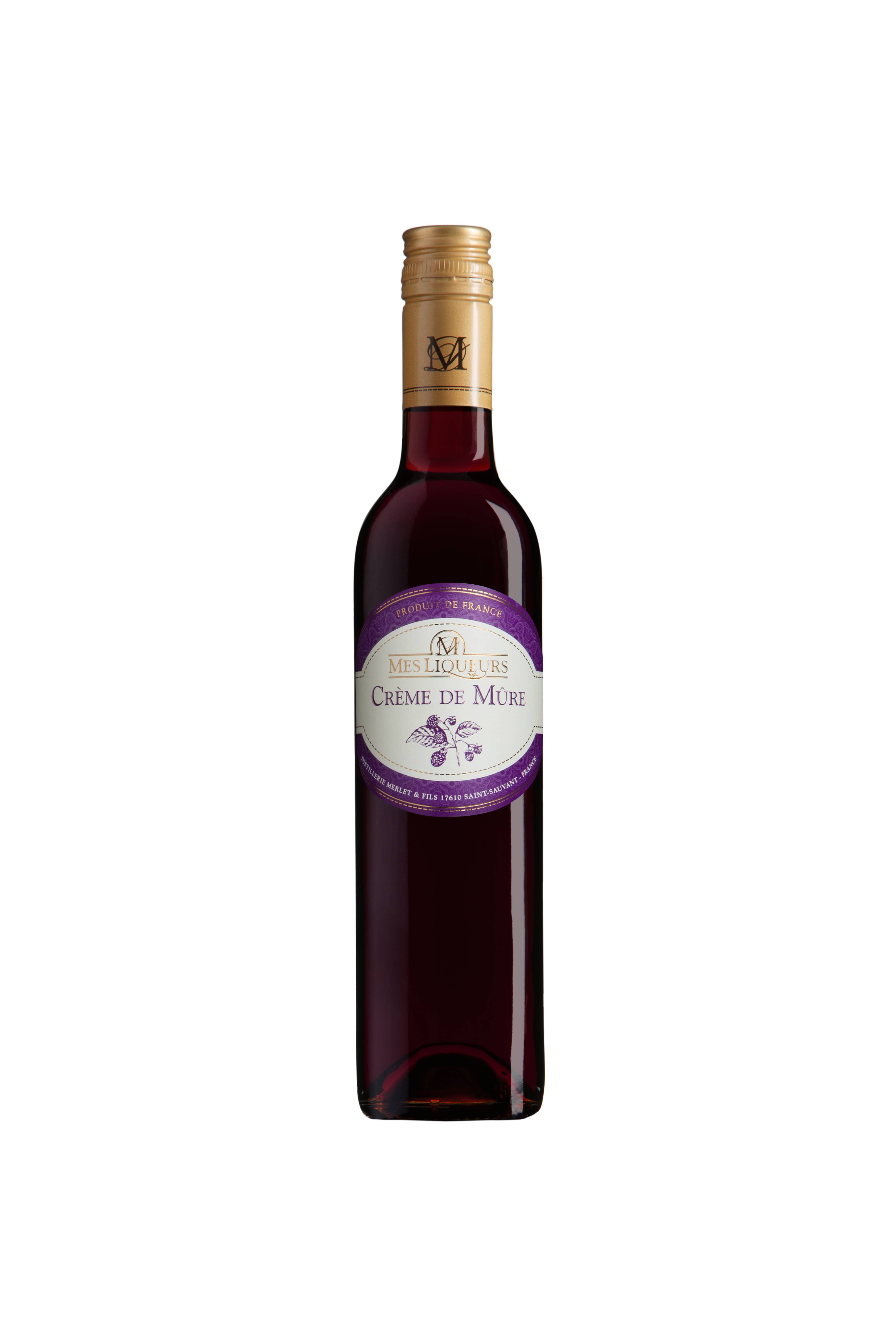 Mes liqueurs - Crème de Mure Liqueur 18° 50 cl - MES LIQUEURS