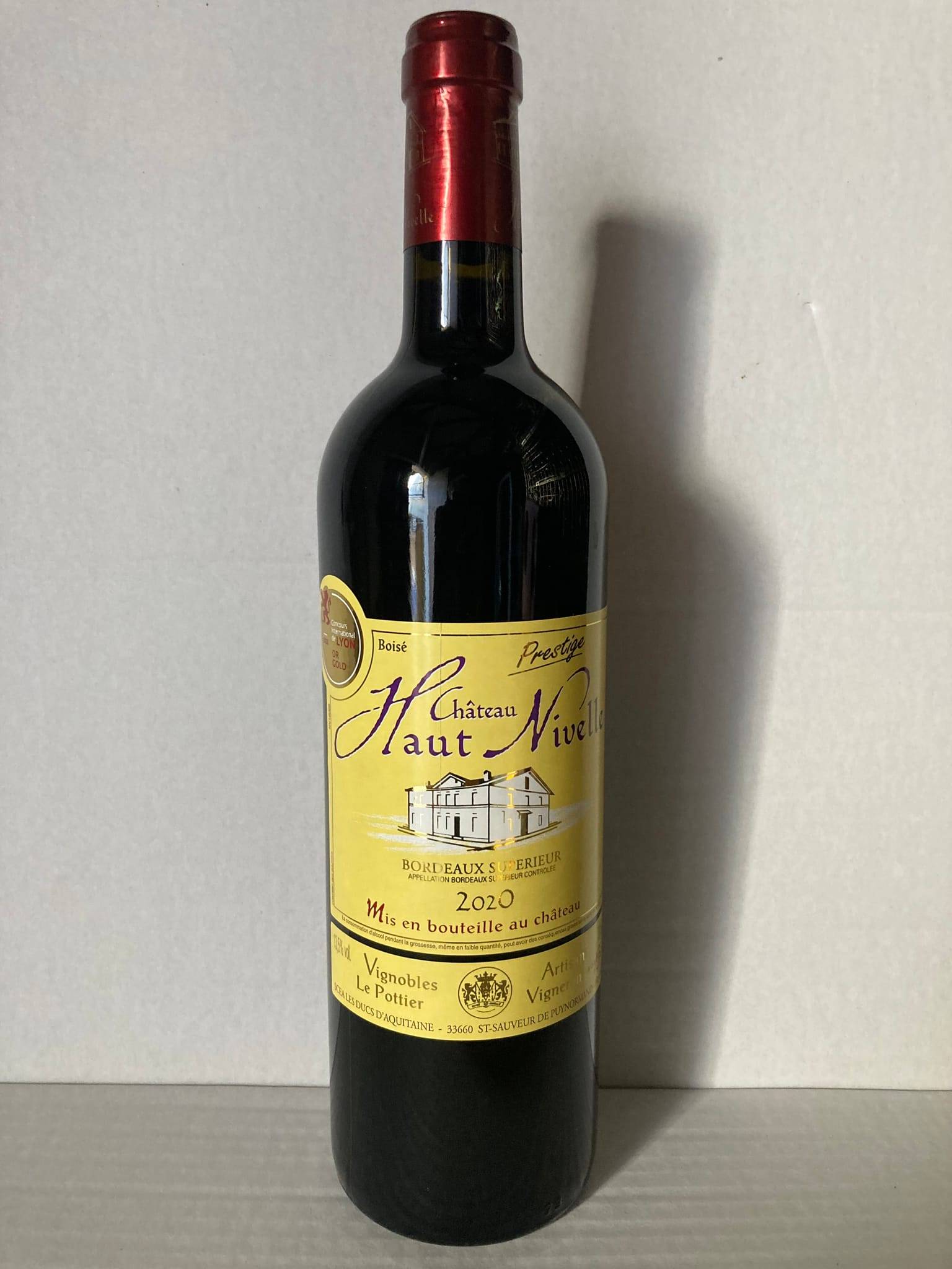SCEA Duc D'Aquitaine - Château HAUT NIVELLE Cuvé prestige bouteille