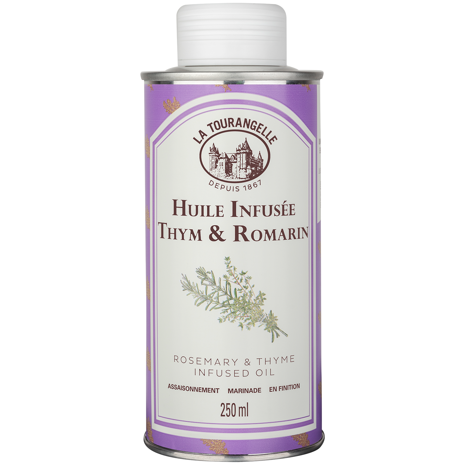 La Tourangelle - Huile infusée thym & romarin 250 ml - La Tourangelle