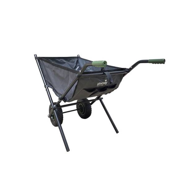 Invivo Nous On Sème - Brouette de jardin pliable 2 roues 90L - INVIVO Nous on sème - Image 2
