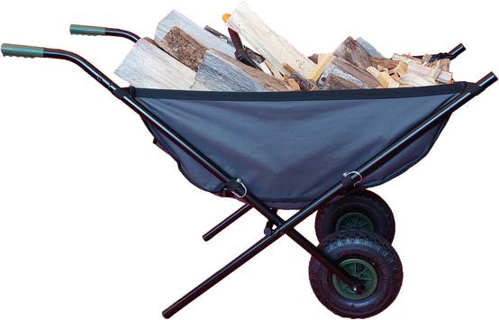 Invivo Nous On Sème - Brouette de jardin pliable 2 roues 90L - INVIVO Nous on sème - Image 1