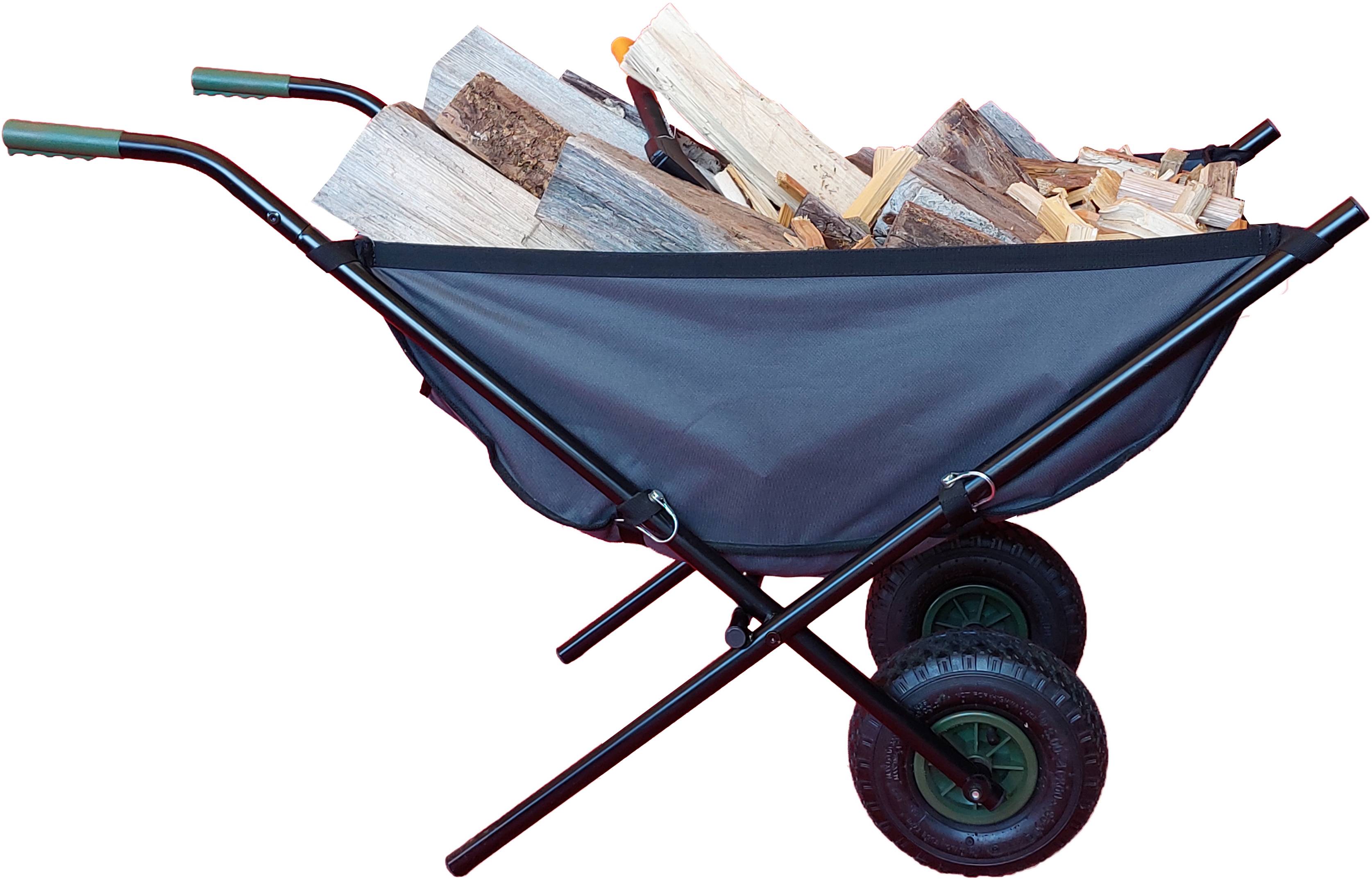 Invivo Nous On Sème - Brouette de jardin pliable 2 roues 90L - INVIVO Nous on sème - Image 1