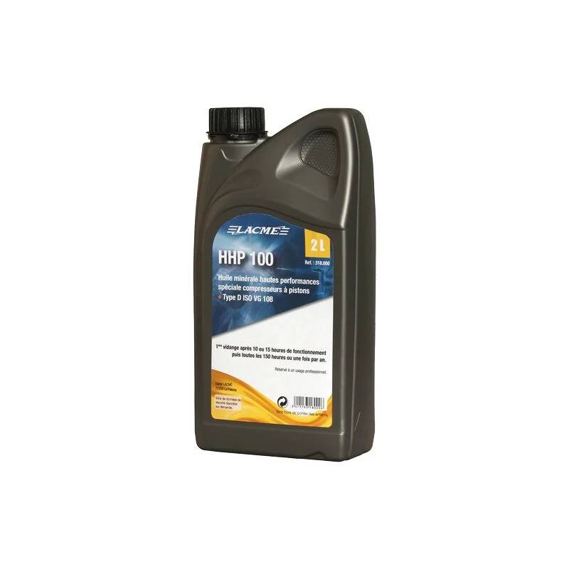 Huile compresseur HHP 100 minérale 2 l - LACME - Image 2
