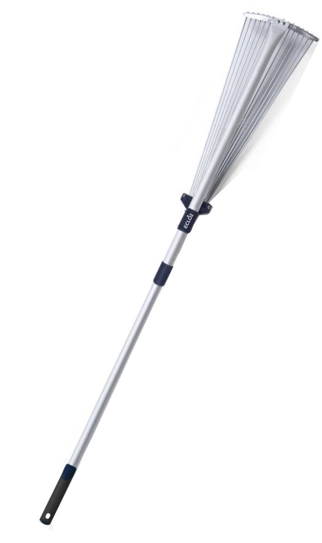 Ecloz - Balai de jardin télescopique compact - 15 dents - ECLOZ - Image 5
