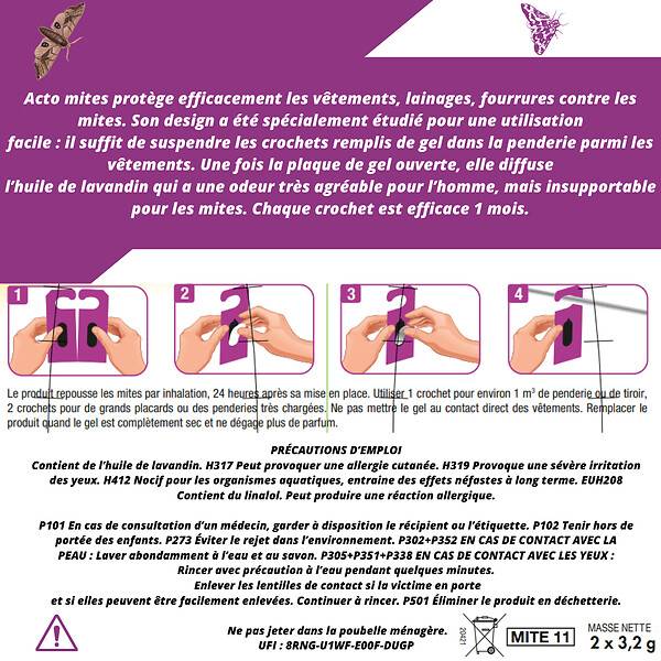 Acto - Crochets Mites Textiles - ACTO