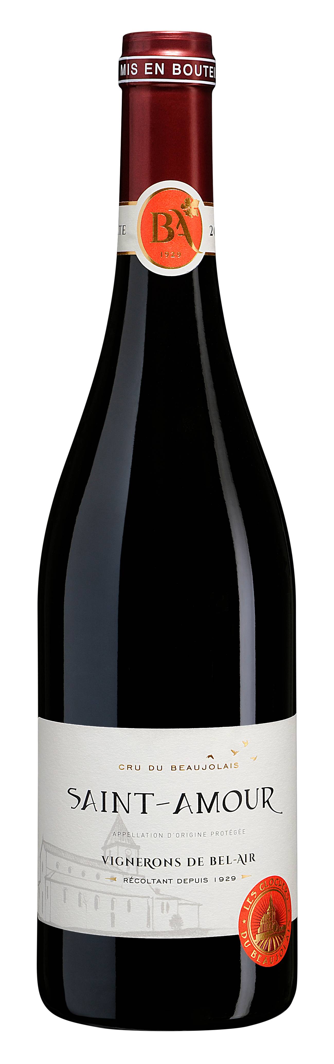 Vignerons de Bel Air - AOP St Amour rouge 75 cl - Clochers
