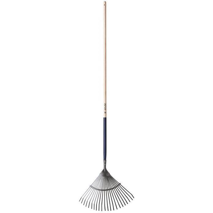 Ecloz - Ecloz - Balai gazon fil plat 22 dents manche bois L.150 cm - Image 5