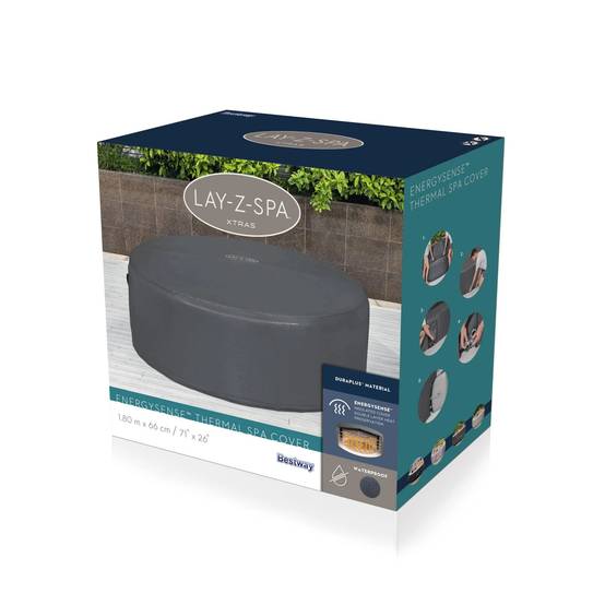 Bestway - Couverture thermique spa Gris - BESTWAY - Image 14