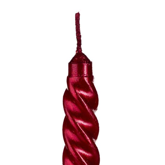 Bougies Bâtons Cire Rouge H 25 cm Feeric Christmas - Image 3