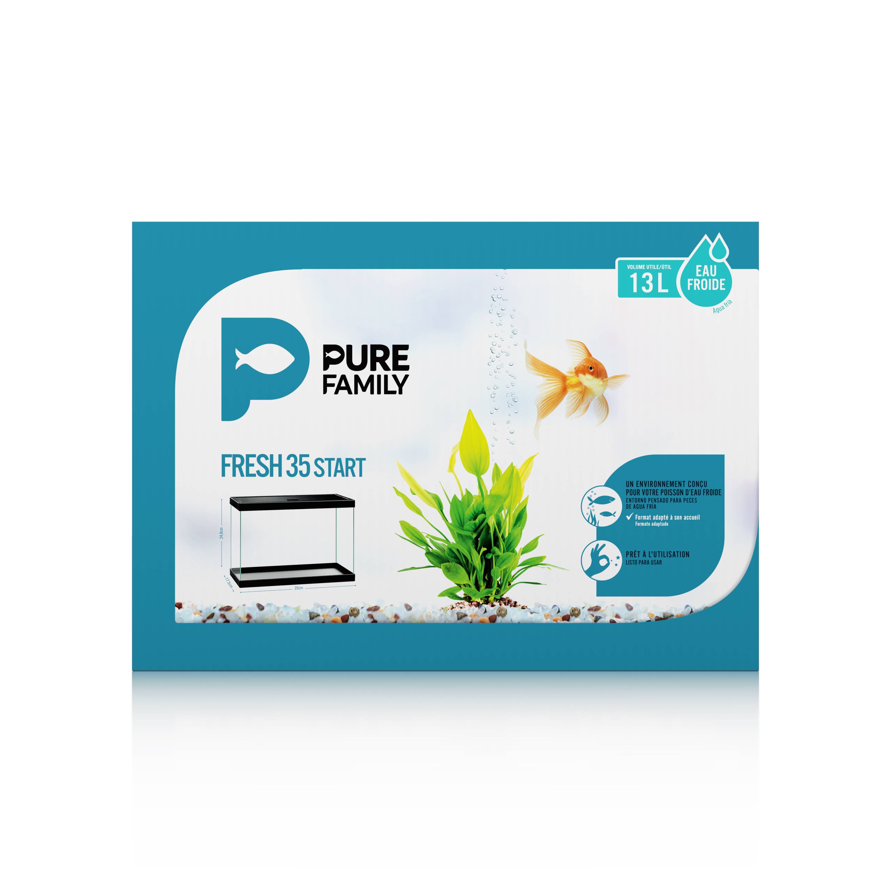 Pure Family - Aquarium Fresh 35 Start 35 noir 13 L - Pure Family - Image 5