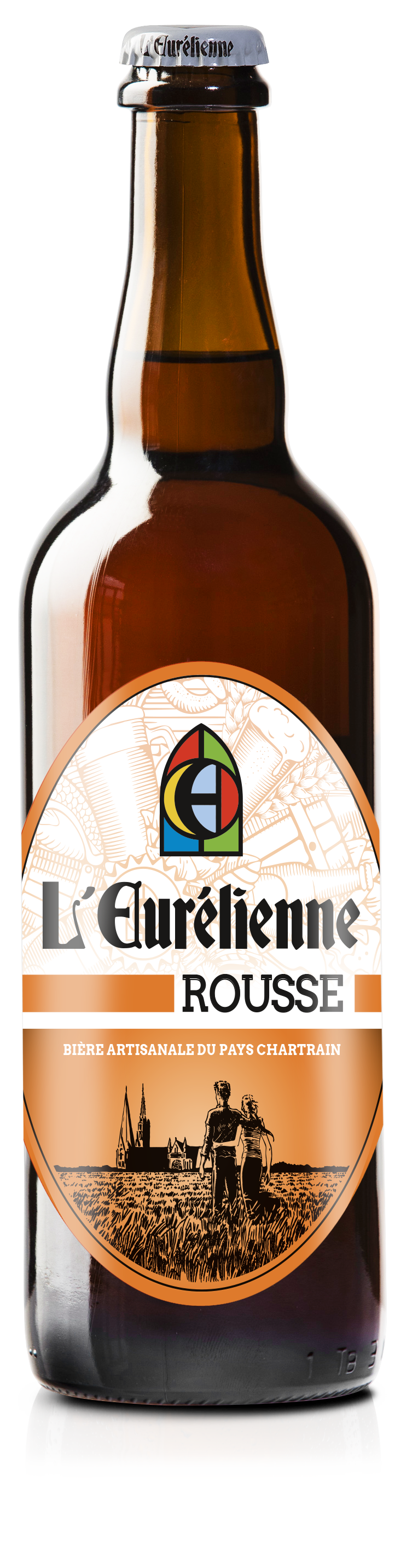 L'eurelienne - Bière rousse 75 cl - L'Eurélienne - Image 1