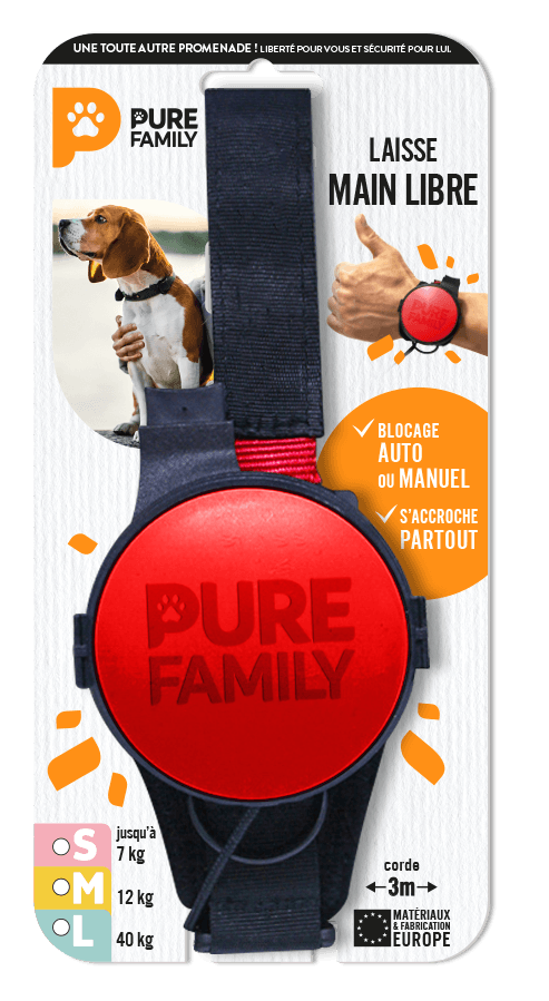Pure Family - Pure Family - Laisse main libre Rouge M