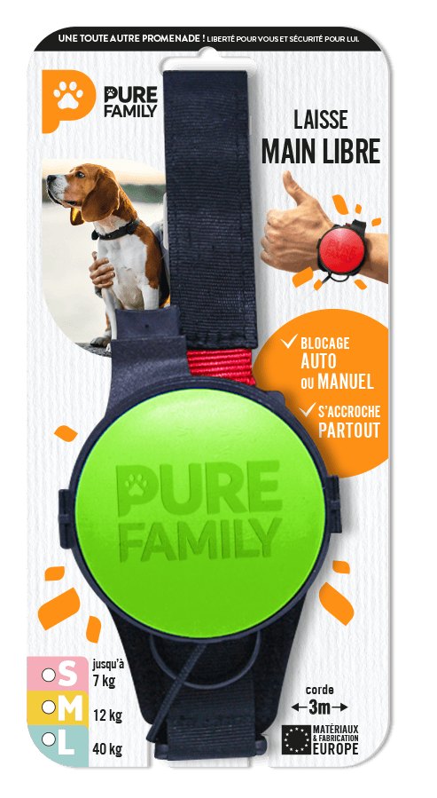 Pure Family - Pure Family - Laisse main libre Vert S