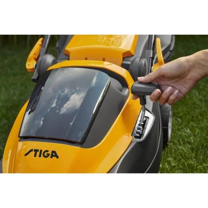 Stiga - Tondeuse Collector 136e Kit, largeur 34 cm, 6 hauteurs, bac 35 L - STIGA - Image 14