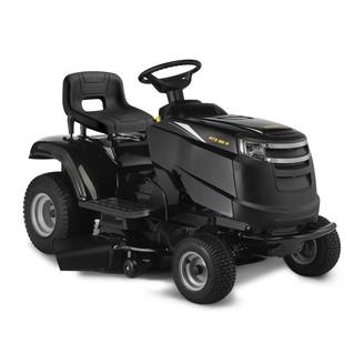 Alpina - Tracteur tondeuse AT398A – Éjection latérale, coupe 98 cm, moteur STIGA 352 cm³, kit mulching inclus