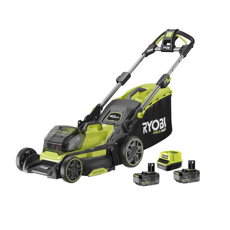 Ryobi - Tondeuse Batterie Brushless 18 V 40 cm 2 Bat 4.0 Ah - RYOBI