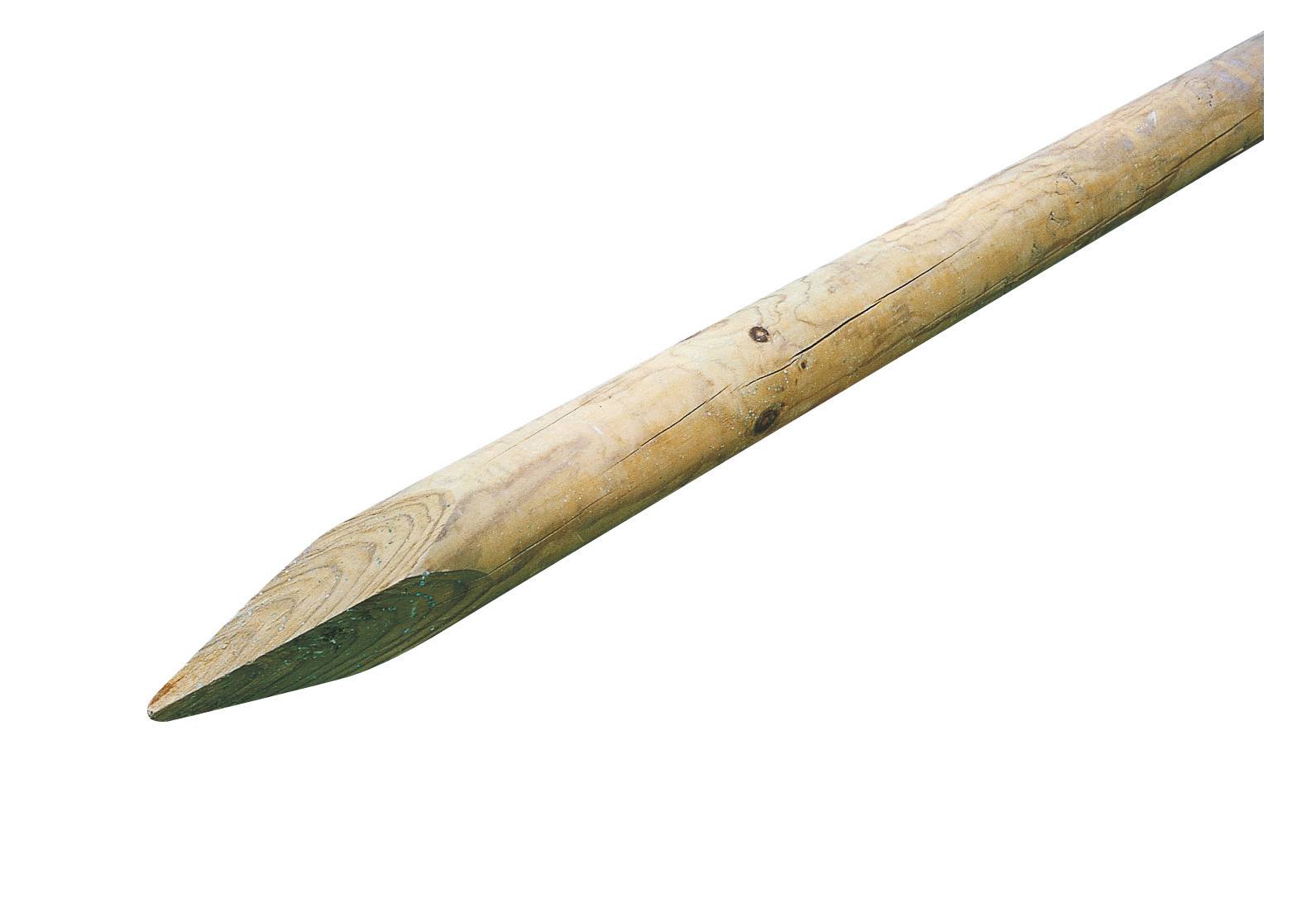 Cerland - Tuteur de Jardin Bois Massif Brun Naturel Ø 2,7 cm L. 150 cm - Cerland