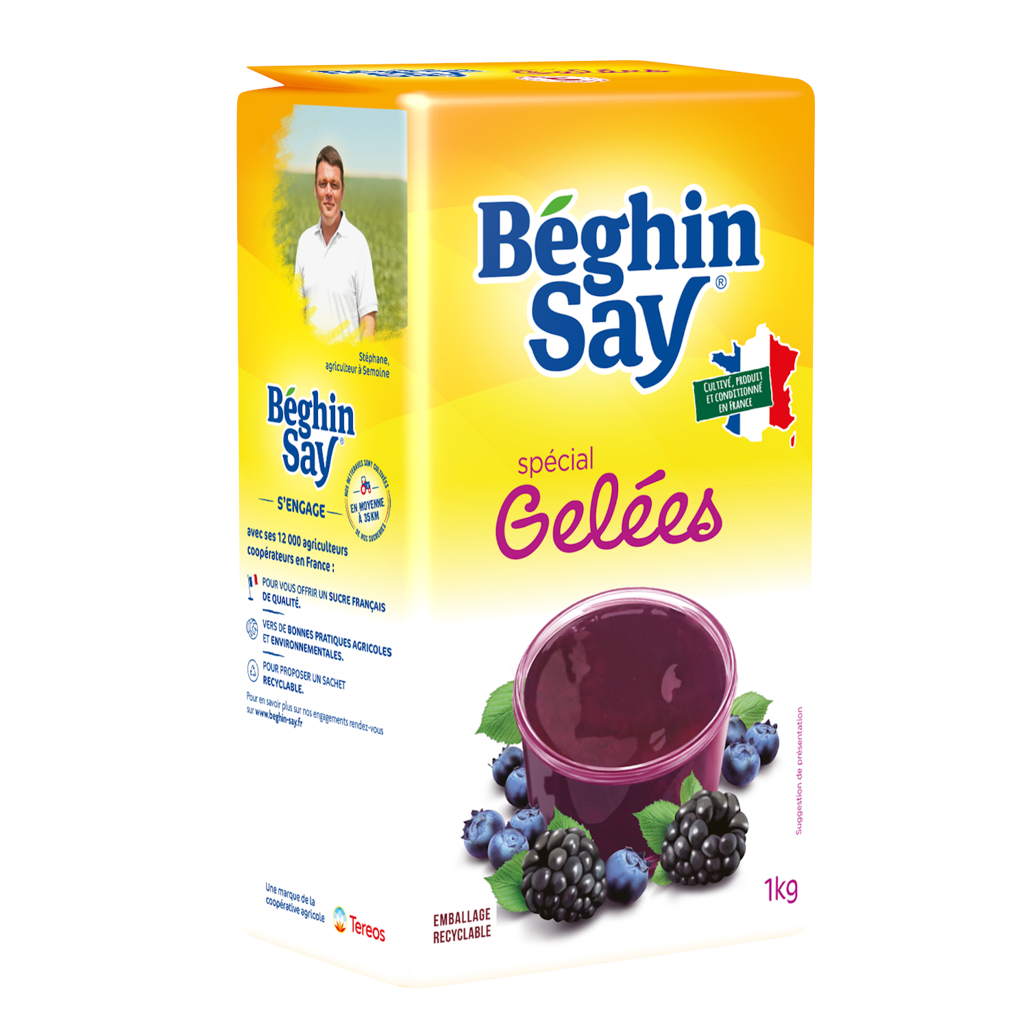 Beghin Say - Sucre blanc spécial gelée 1 kg - Beghin Say - Image 1