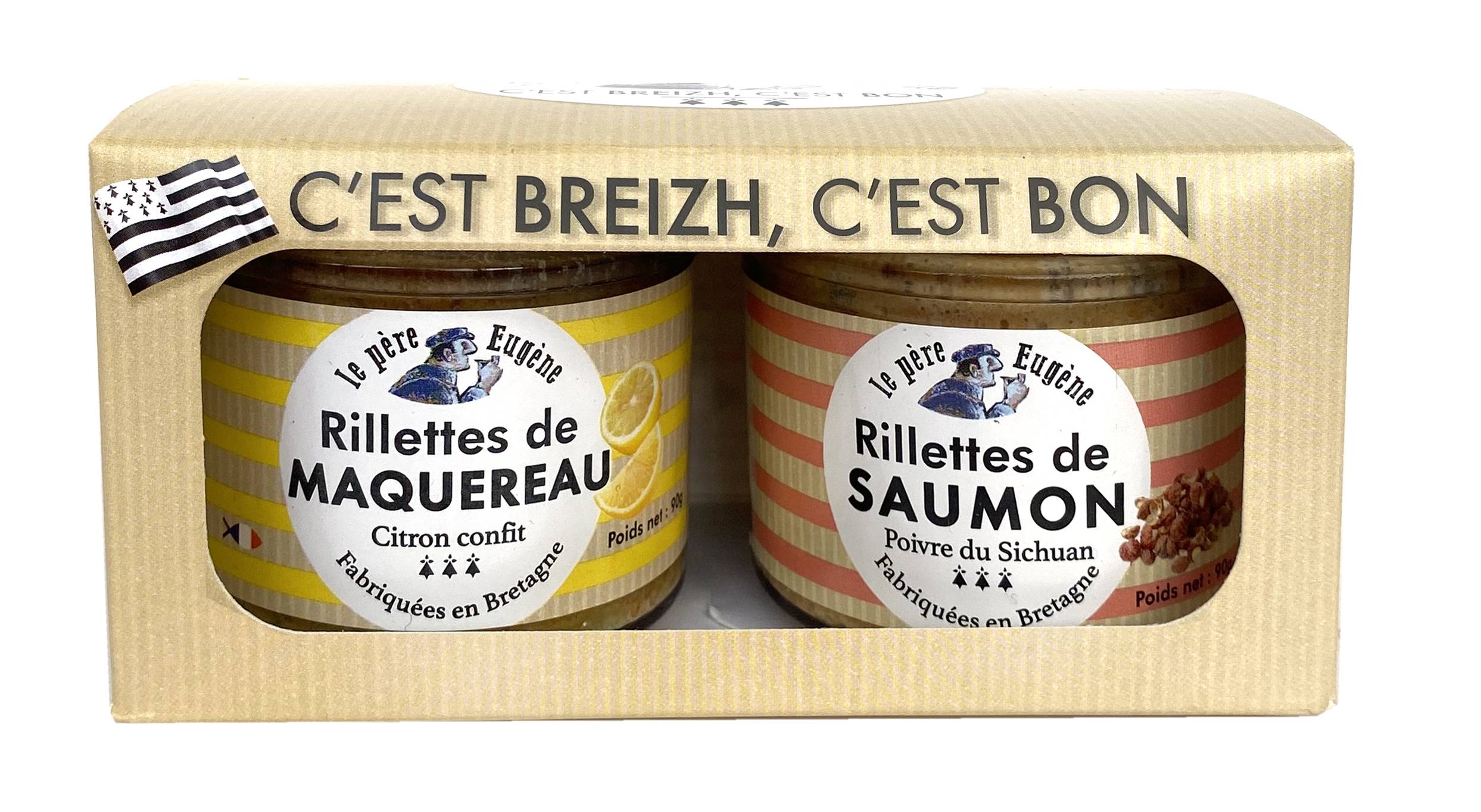 Le père Eugène - Duo de rillettes 2 x 90g - Le Père Eugène