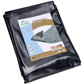 Bâche pour étang PVC noir L.5 m l.6 m ép.0.5 mm - Oase