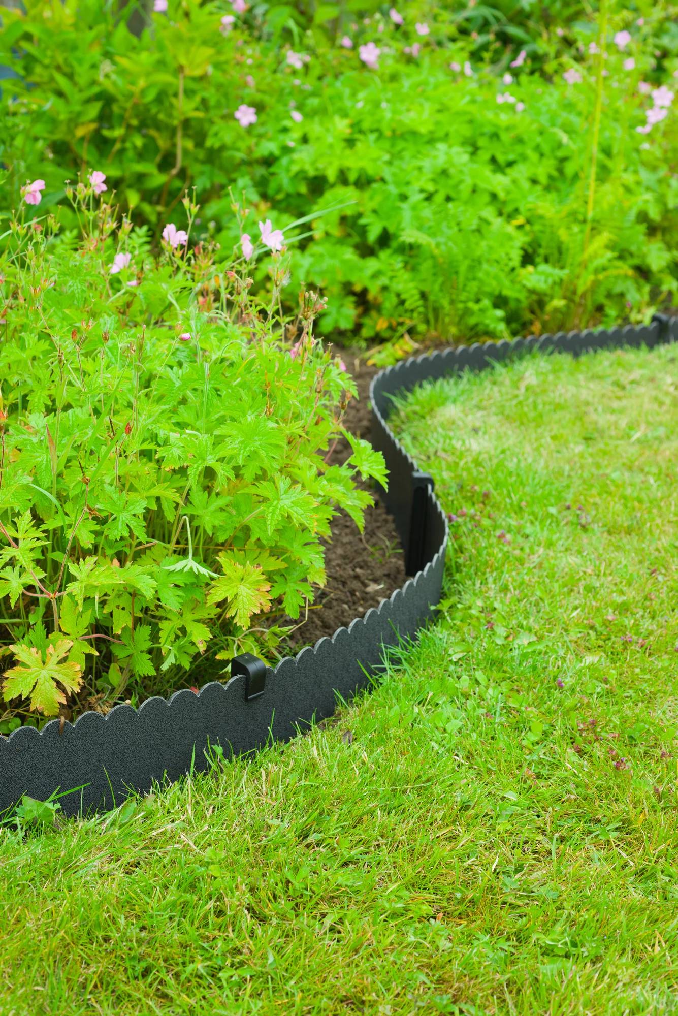 Bordure de jardin déco PE recyclé noir H 13 cm L 12 m - NATURE - Image 7