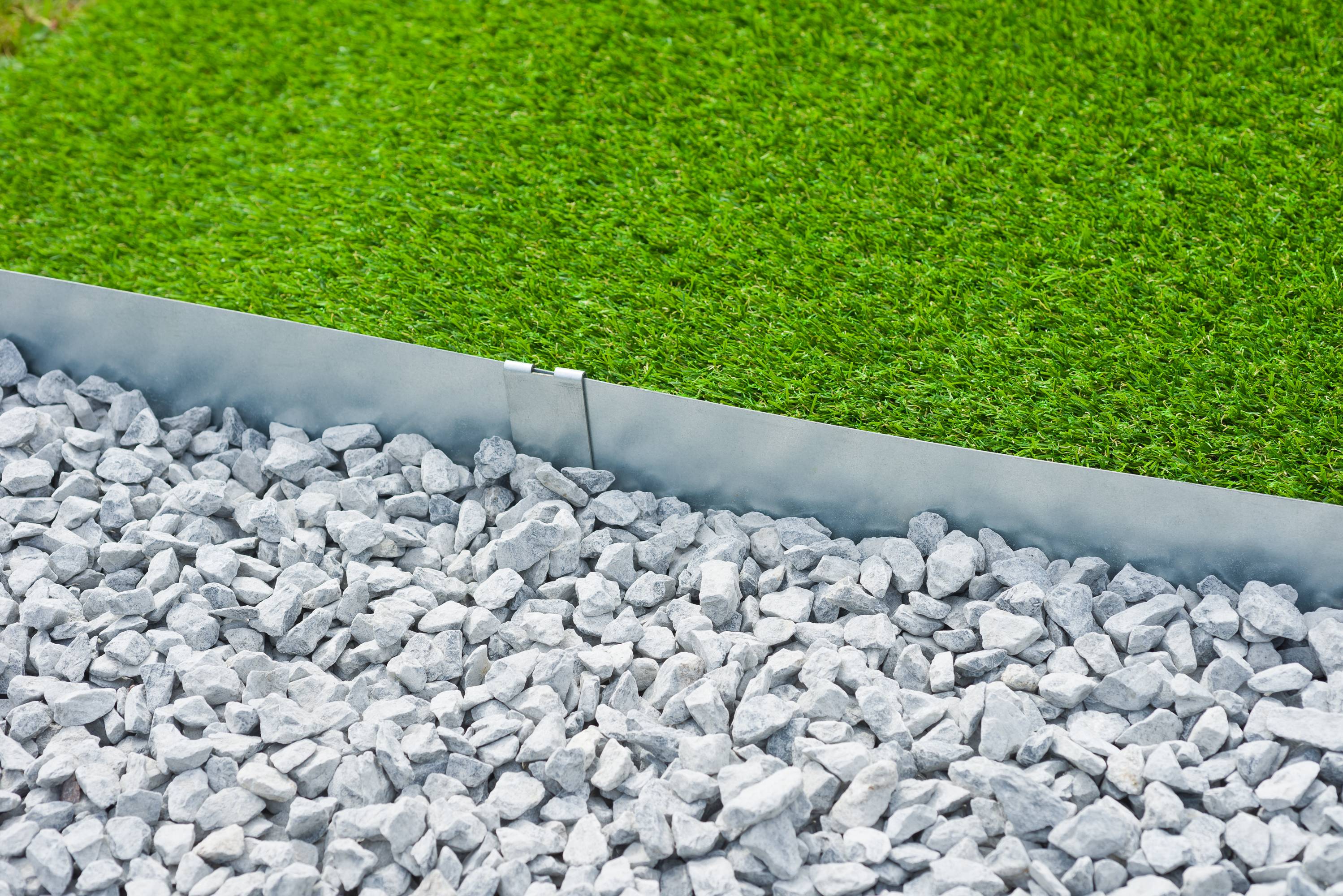 Lot de 3 bordures jardin acier galvanisé gris L 91,4 x H 10,2 cm - NATURE - Image 5