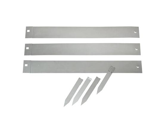 Lot de 3 bordures jardin acier galvanisé gris L 91,4 x H 10,2 cm - NATURE - Image 6