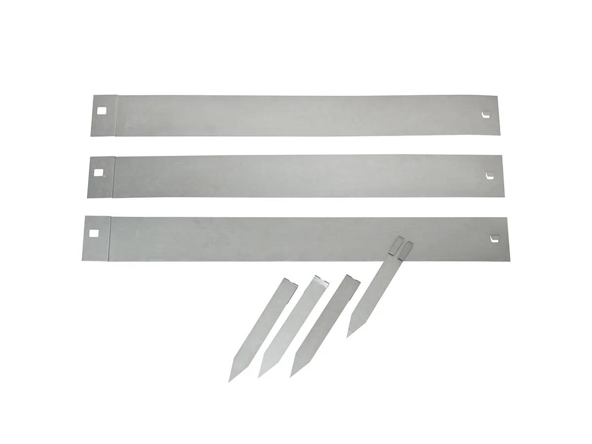 Lot de 3 bordures jardin acier galvanisé gris L 91,4 x H 10,2 cm - NATURE - Image 6