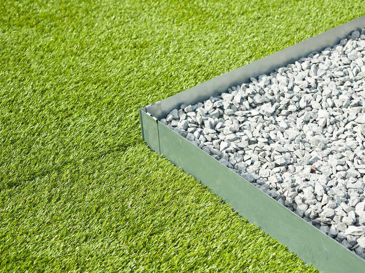 Lot de 3 bordures jardin acier galvanisé gris L 91,4 x H 10,2 cm - NATURE - Image 9