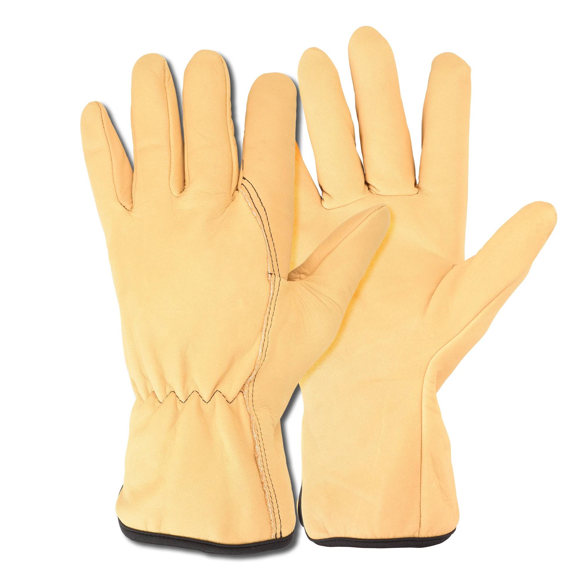 Rostaing - Gants de jardinage en cuir tanné - Paille - TRADITION- T11 - Image 3