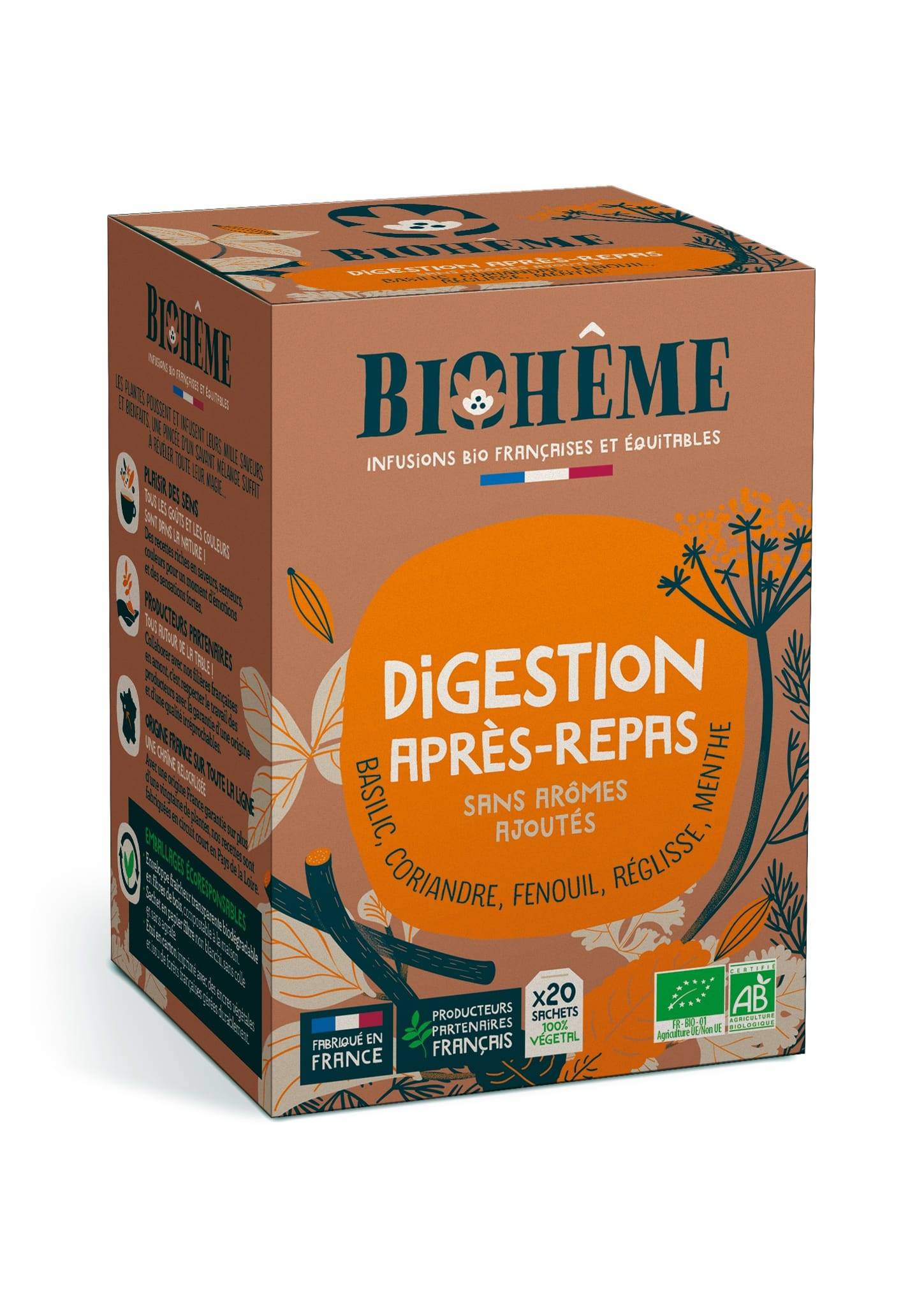 Boîtes 20 infusettes