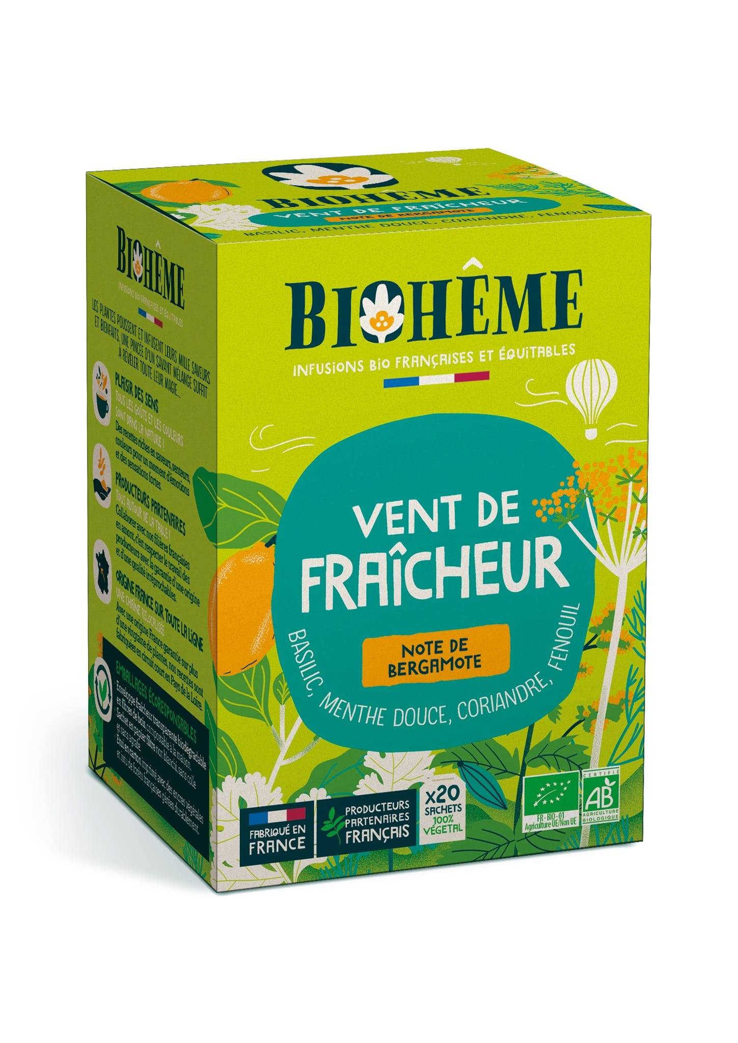 Boîtes 20 infusettes