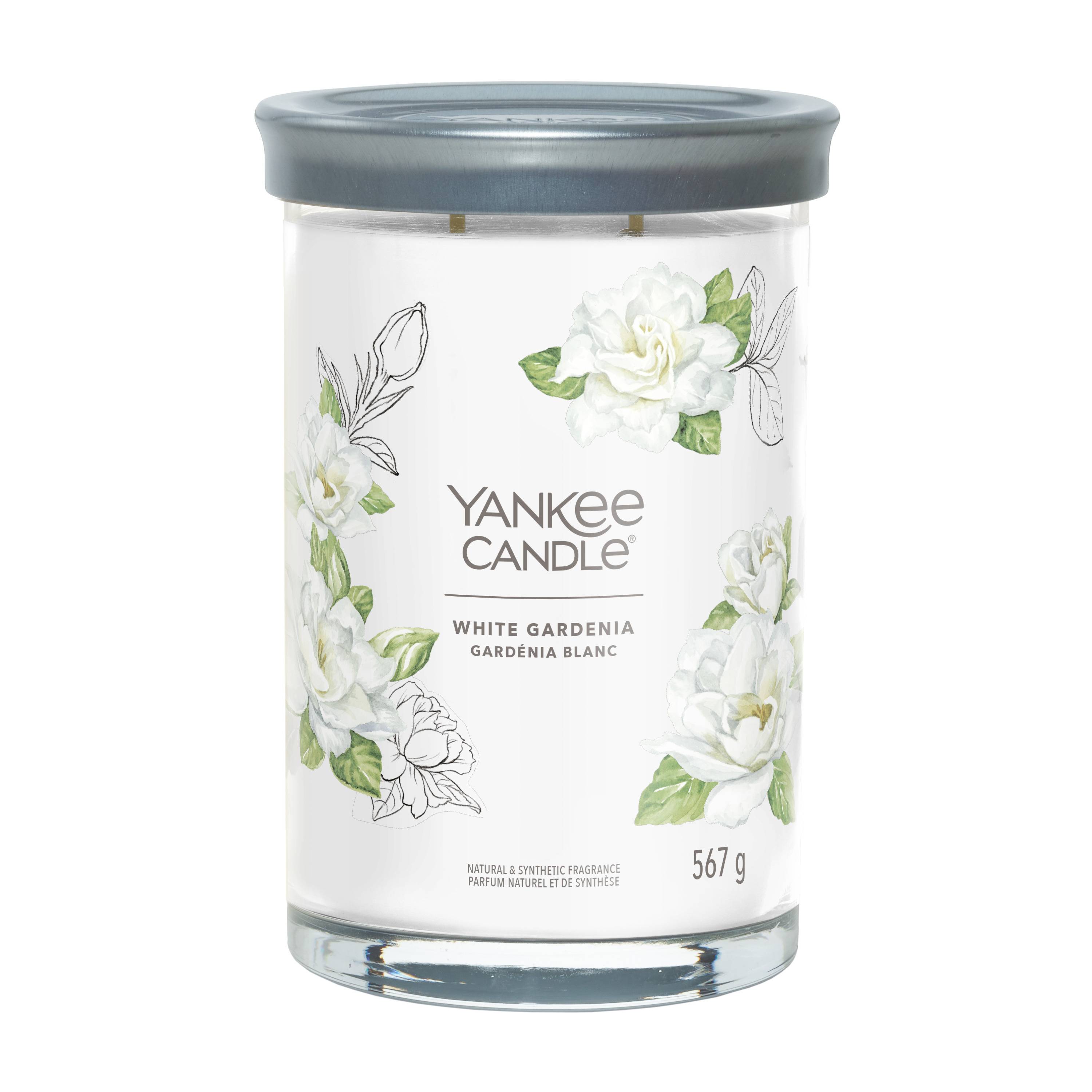 Yankee Candle - Bougie White Gardenia Tumbler verre 9,9 cm Ø - YANKEE CANDLE