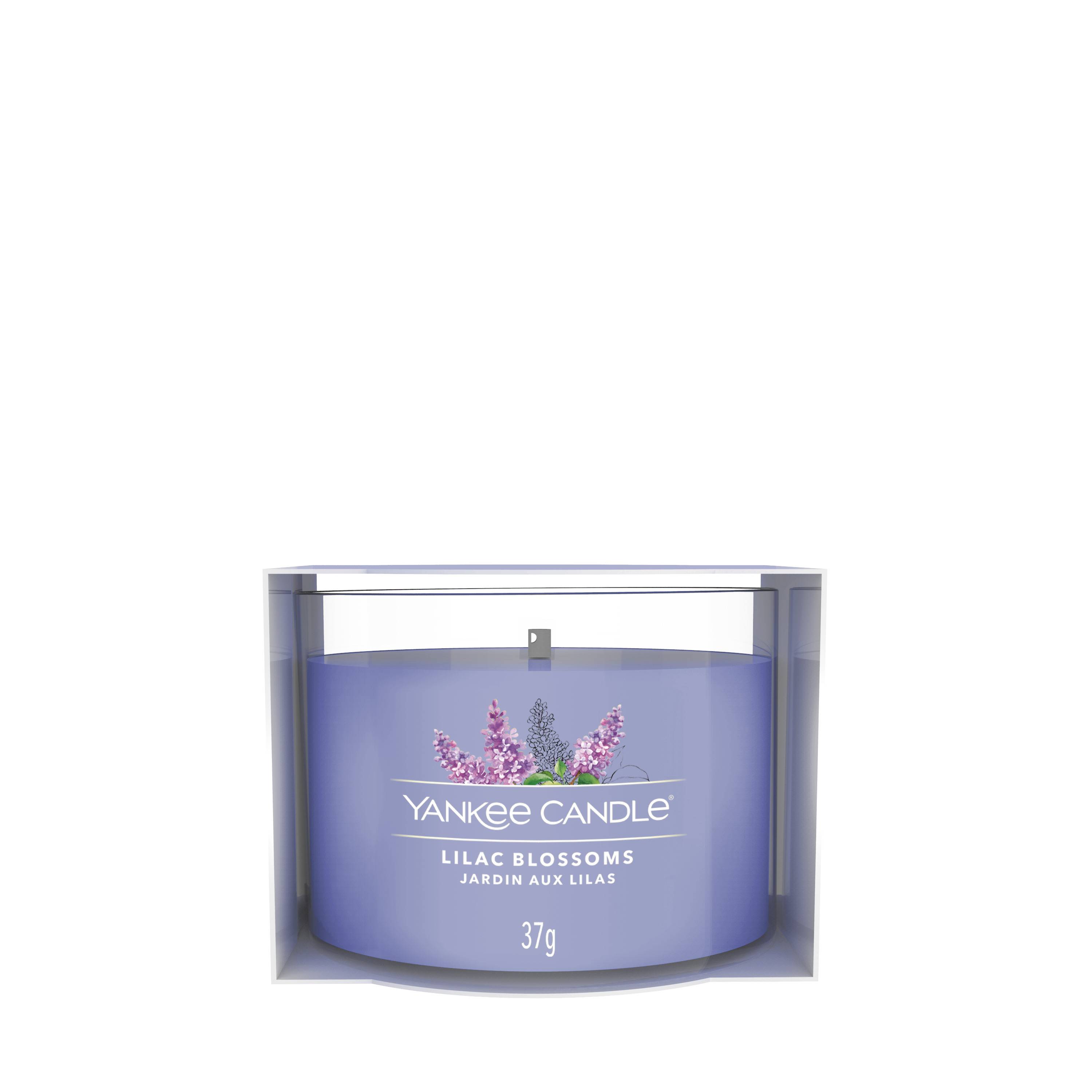 Yankee Candle - Bougie votive Lilac Blossoms verre violet 37 g - YANKEE CANDLE
