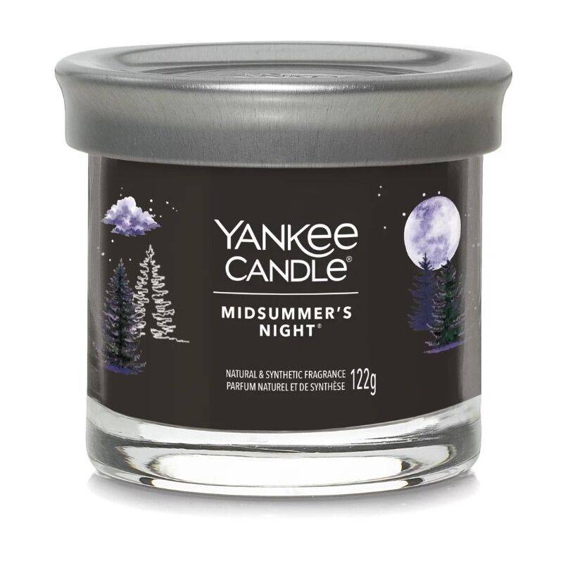Bougie signature nuit d'été cire marron Ø8 cm H.7.6 cm petit modèle - Yankee candle - Image 2