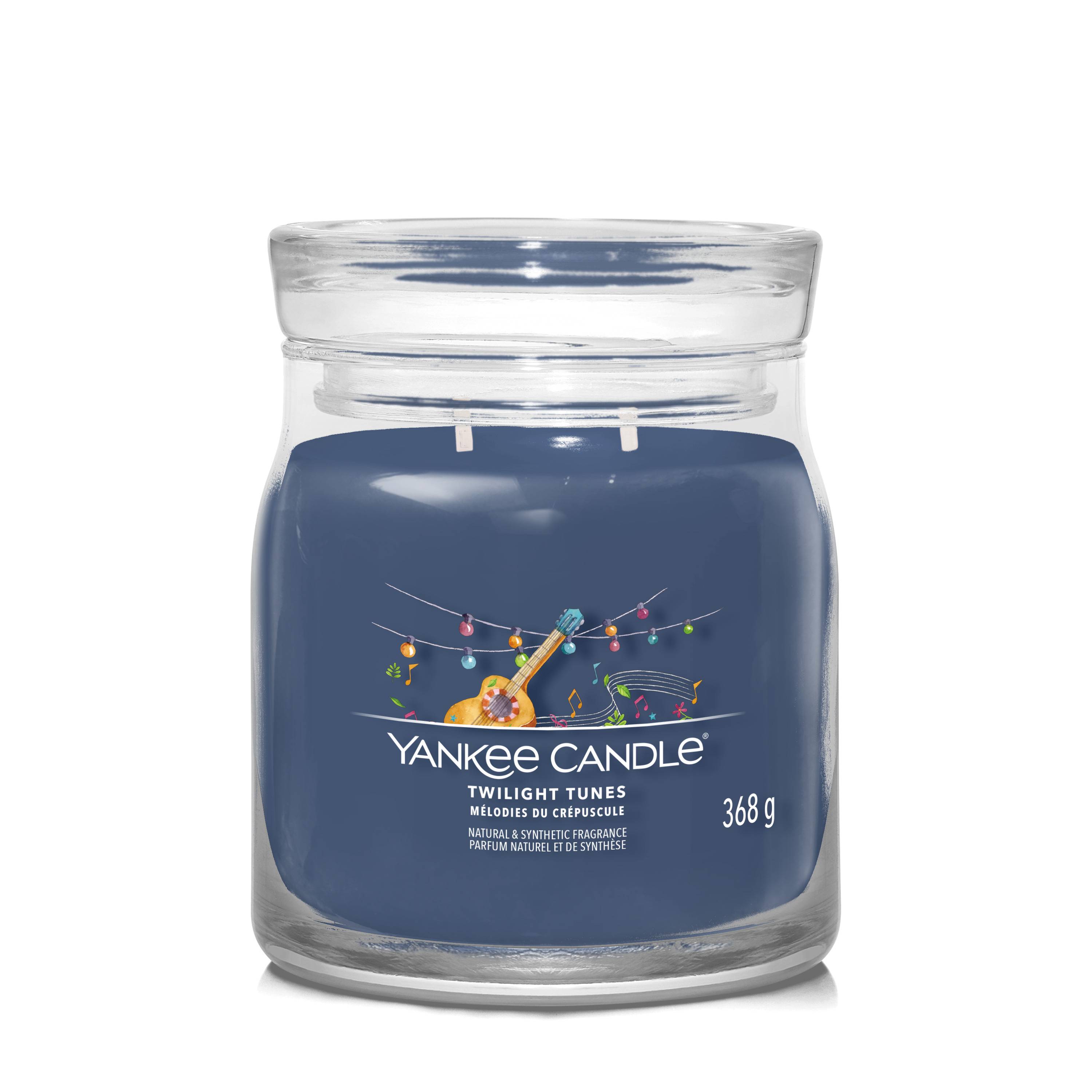 Yankee Candle - Bougie parfumée Twilight Tunes pot moyen 368 g - YANKEE CANDLE
