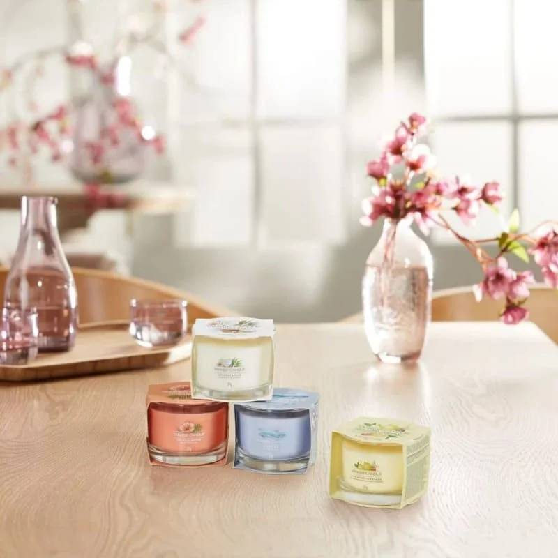 Bougie votive verre ambre bois de santal - YANKEE CANDLE - Image 3
