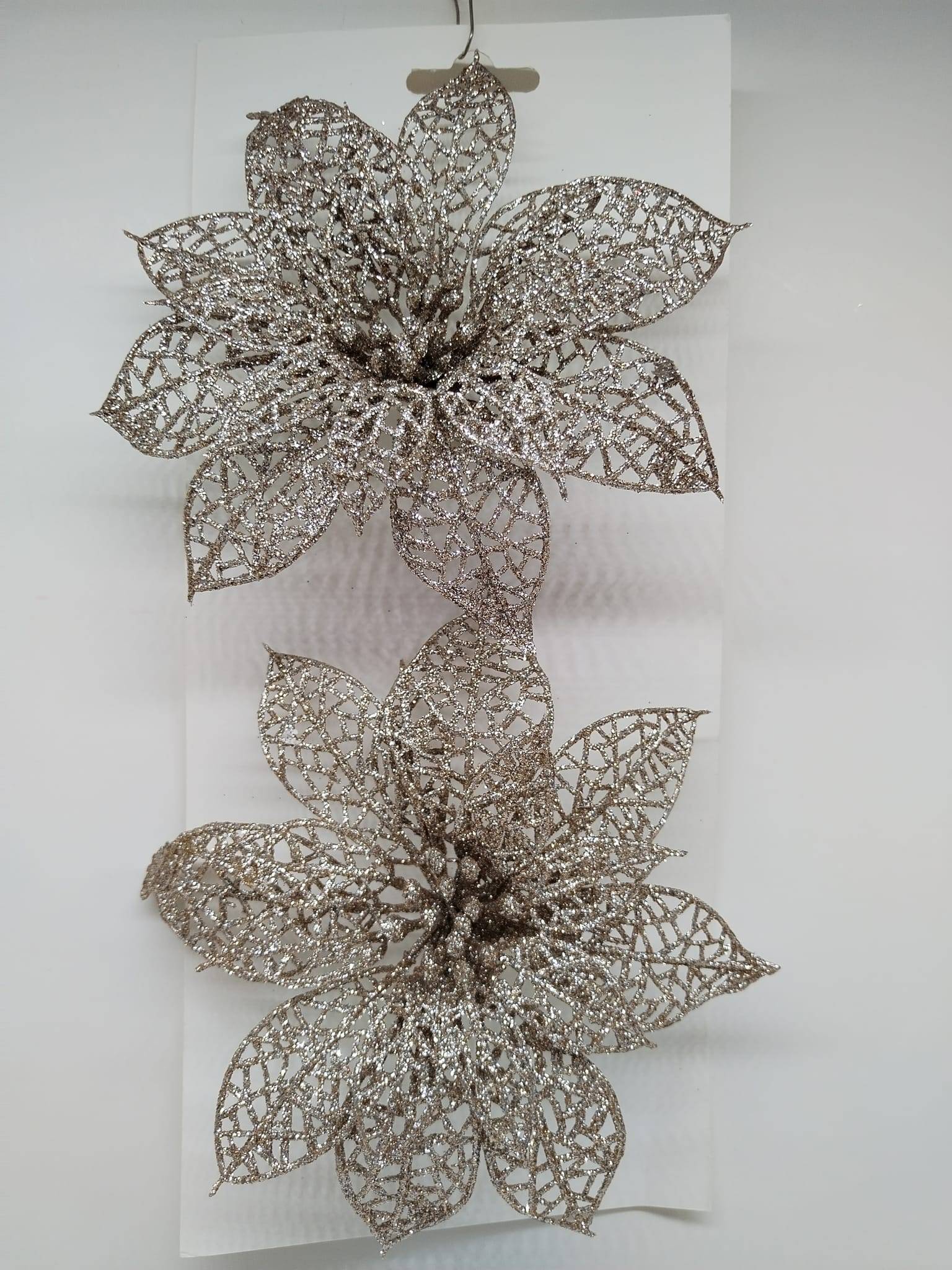 Ecloz - Clip Poinsettia Or x 2 - Ecloz - Image 3