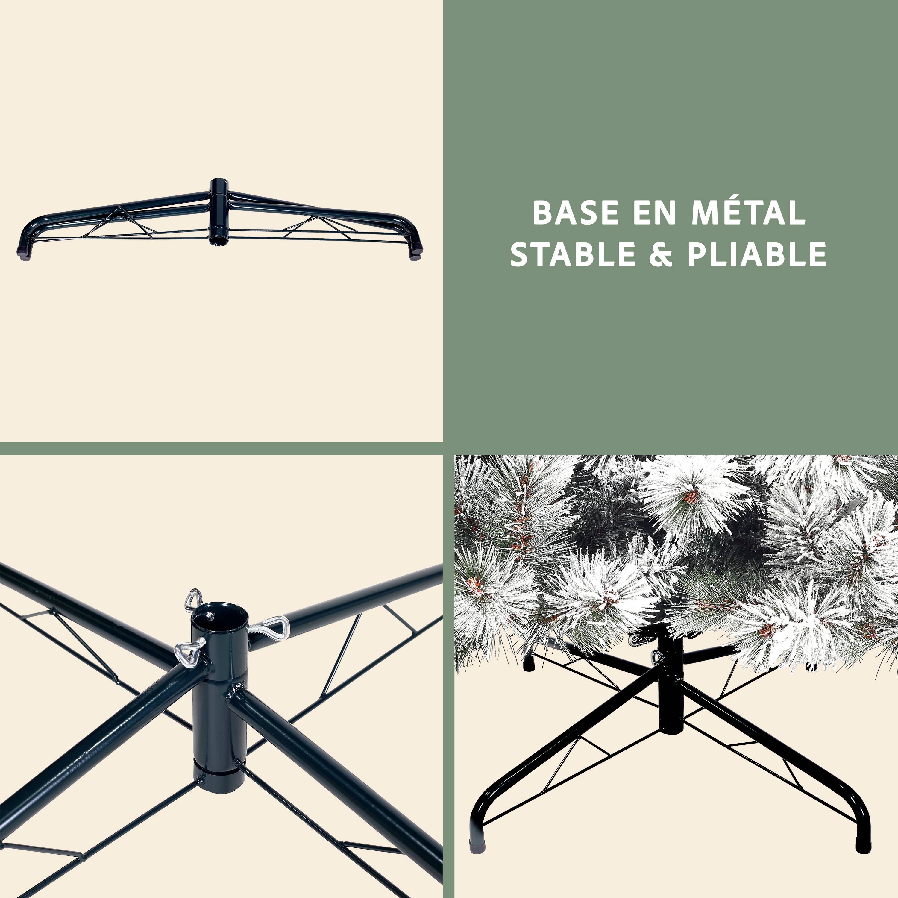 Ecloz - Sapin de Noël artificiel Huez enneigé - 255 cm - ECLOZ - Image 2