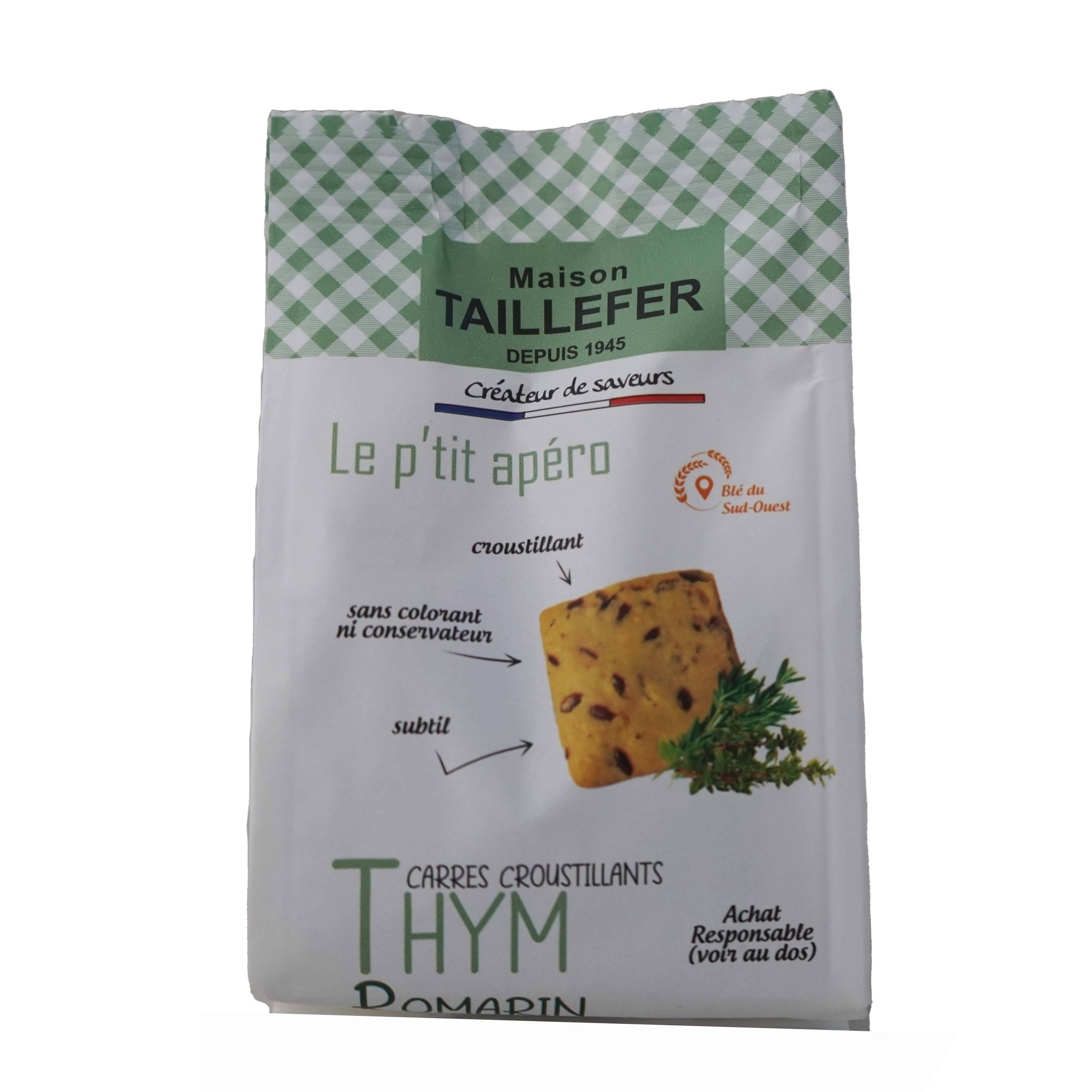 Maison Taillefer - Carré croustillant thym et romarin sachet 97 g  - Maison Taillefer