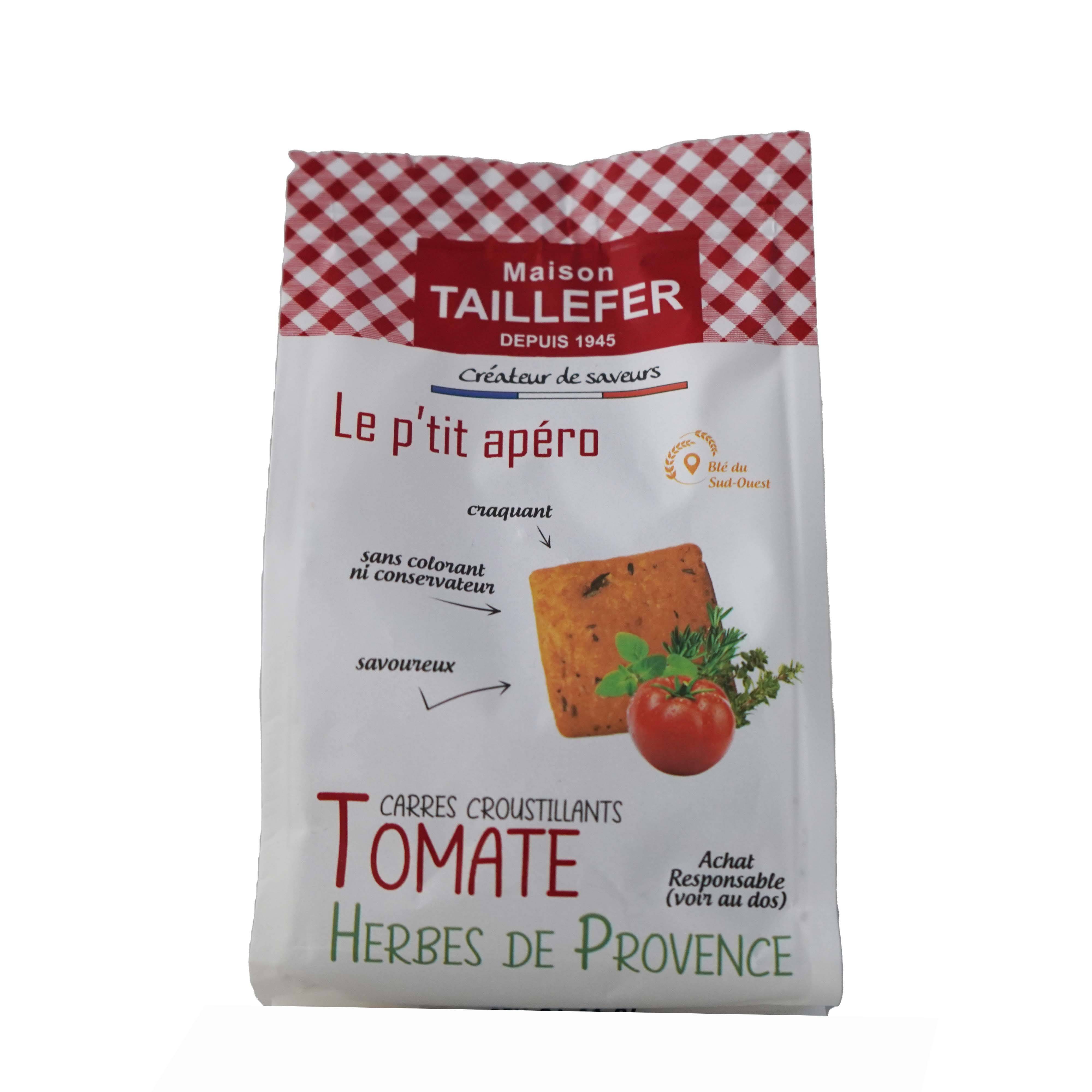 Maison Taillefer - Carré croustillant tomate et herbes de Povence sachet 97 g - Maison Taillefer